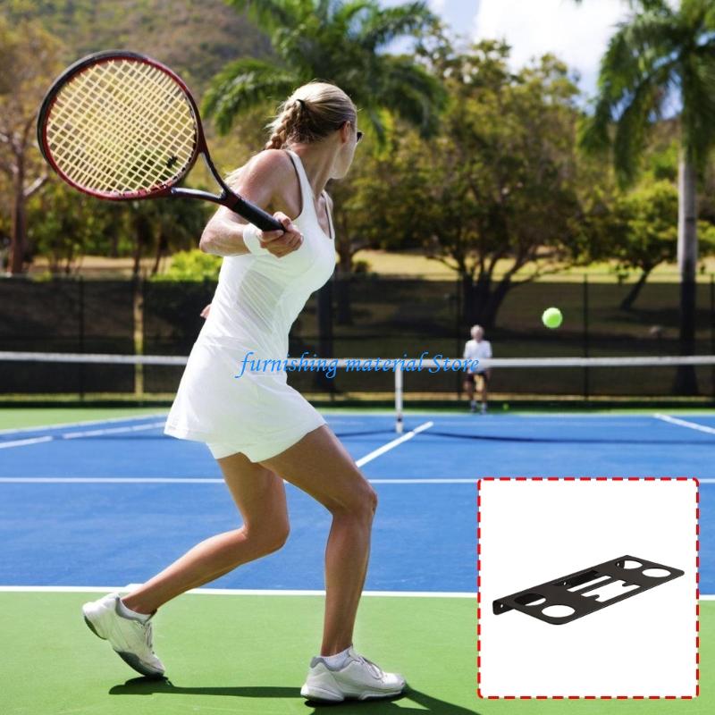 Sports Equipment For Tennis - Y5GD ชั้นวางของติดผนังไม้เทนนิสเหล็กสมัยใหม่เพื่อการจัดเก็บที่เรียบร้อยและจอแสดงผลที่มีสไตล์สำหรับสนามยิมและของใช้ในบ้าน