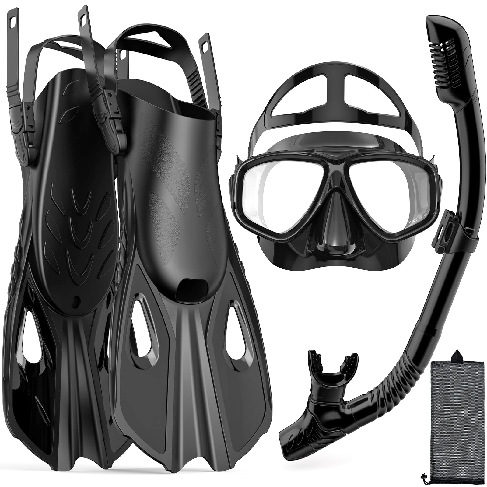 Swim Fin Short Blade - หน้ากากครีบดําน้ําชุด 4 ใน 1 Panoramic View