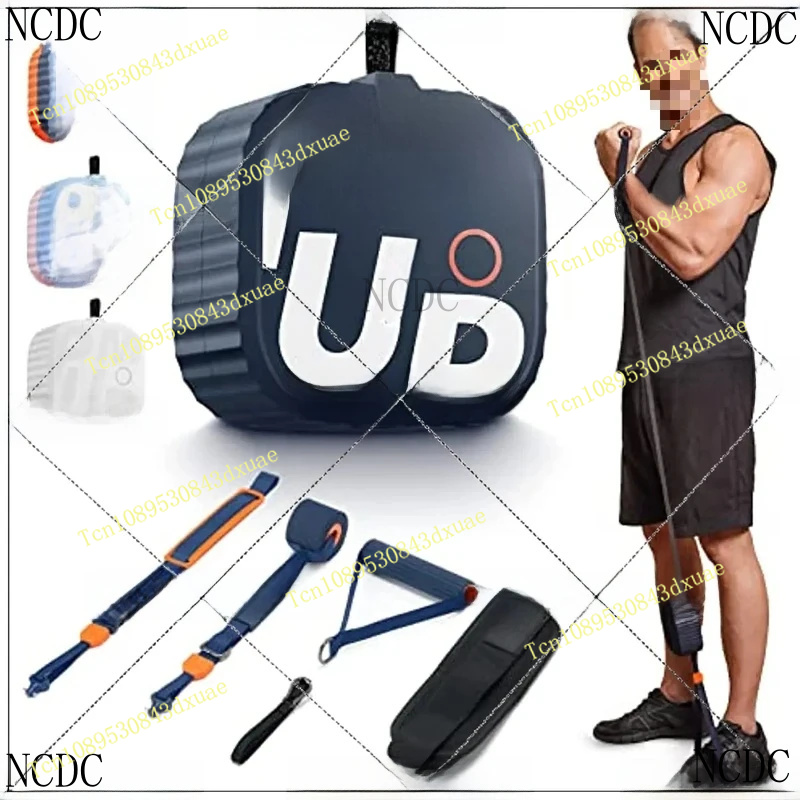 Sports Equipment Game - อุปกรณ์ฟิตเนสที่บ้าน สายรัดออกกำลังกายปรับแรงต้านได้ 4.4-44 ปอนด์ ระบบยิมพกพา UNITREE