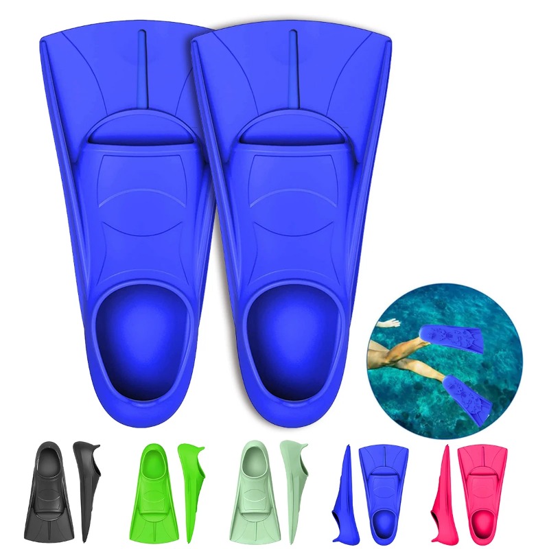Swim Fin Short Blade - ฟินดำน้ำใบสั้นน้ำหนักเบา ปรับได้ สวมใส่สบาย อุปกรณ์ฝึกซ้อมกีฬาทางน้ำระดับมืออาชีพ