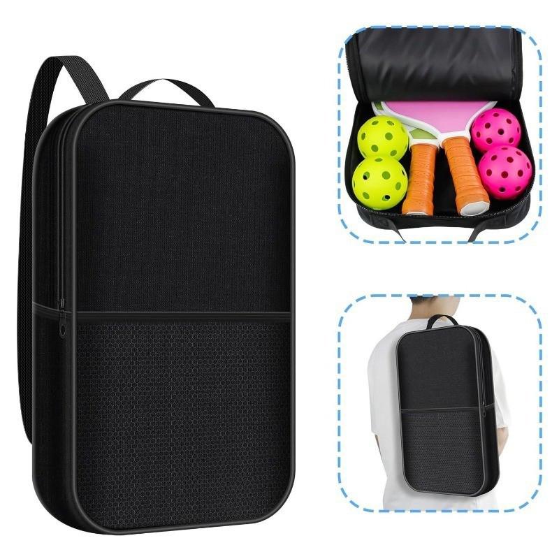 Pickleball Paddle - กระเป๋าปิคเคิลบอลกันน้ำแบบใหม่ กระเป๋าใส่ไม้ปิคเคิลบอลแบบสองด้าน กระเป๋าเป้สำหรับผู้ชายและผู้หญิง