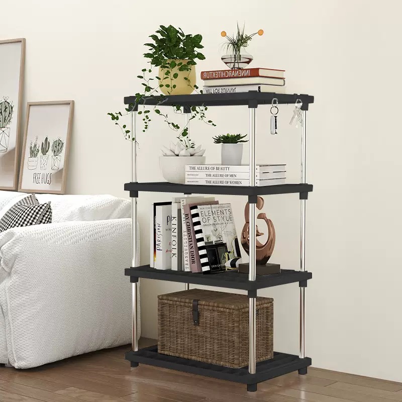 Sports Equipment Cabinet - ชั้นวางของอเนกประสงค์ 4 ชั้น สำหรับห้องน้ำ ห้องนั่งเล่น ห้องครัว