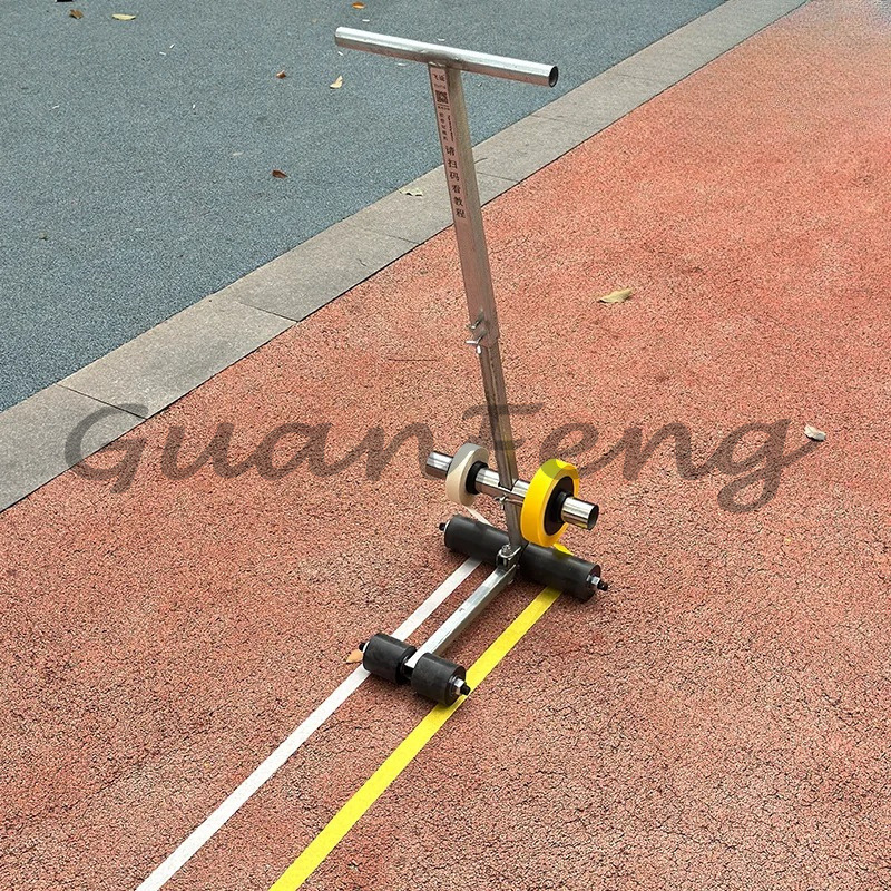 Sports Equipment Drawing - การวาดสนามบาสเก็ตบอล พื้นทรงกลม ลานจอดรถ อุปกรณ์กีฬา เทปพลาสติกสำหรับทำเส้นสนาม เครื่องทำเครื่องหมาย