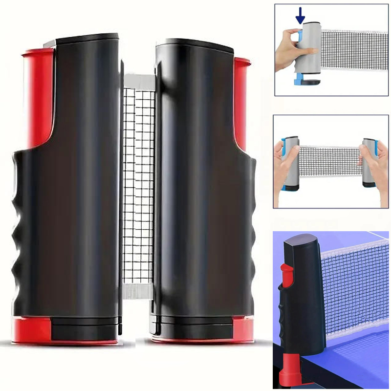 Sports Equipment For Tennis - 2026 ตาข่ายปิงปองแบบพับได้ ใช้ได้ทุกที่ อุปกรณ์กีฬา อะไหล่เสาปิงปอง อุปกรณ์เสริมสำหรับออกกำลังกาย