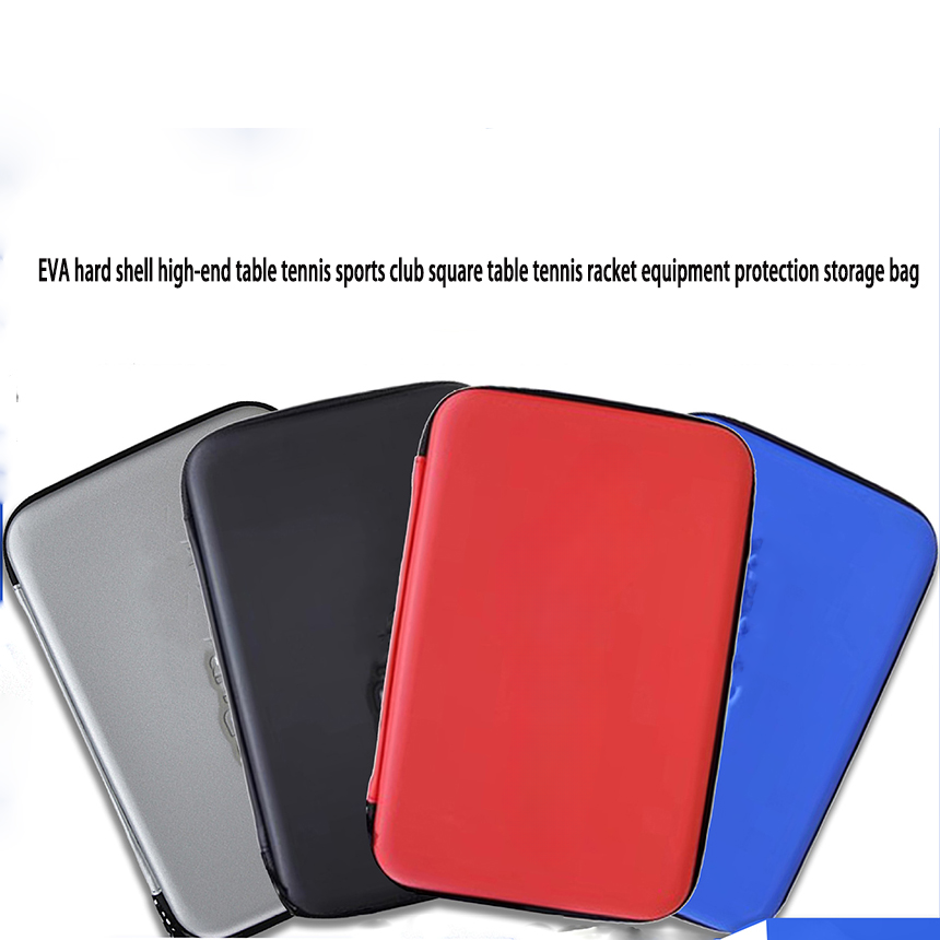 Sports Equipment For Tennis - กระเป๋าใส่ไม้ปิงปองทรงสี่เหลี่ยมแบบแข็ง EVA คุณภาพสูง สำหรับคลับกีฬาปิงปอง ป้องกันและจัดเก็บอุปกรณ์