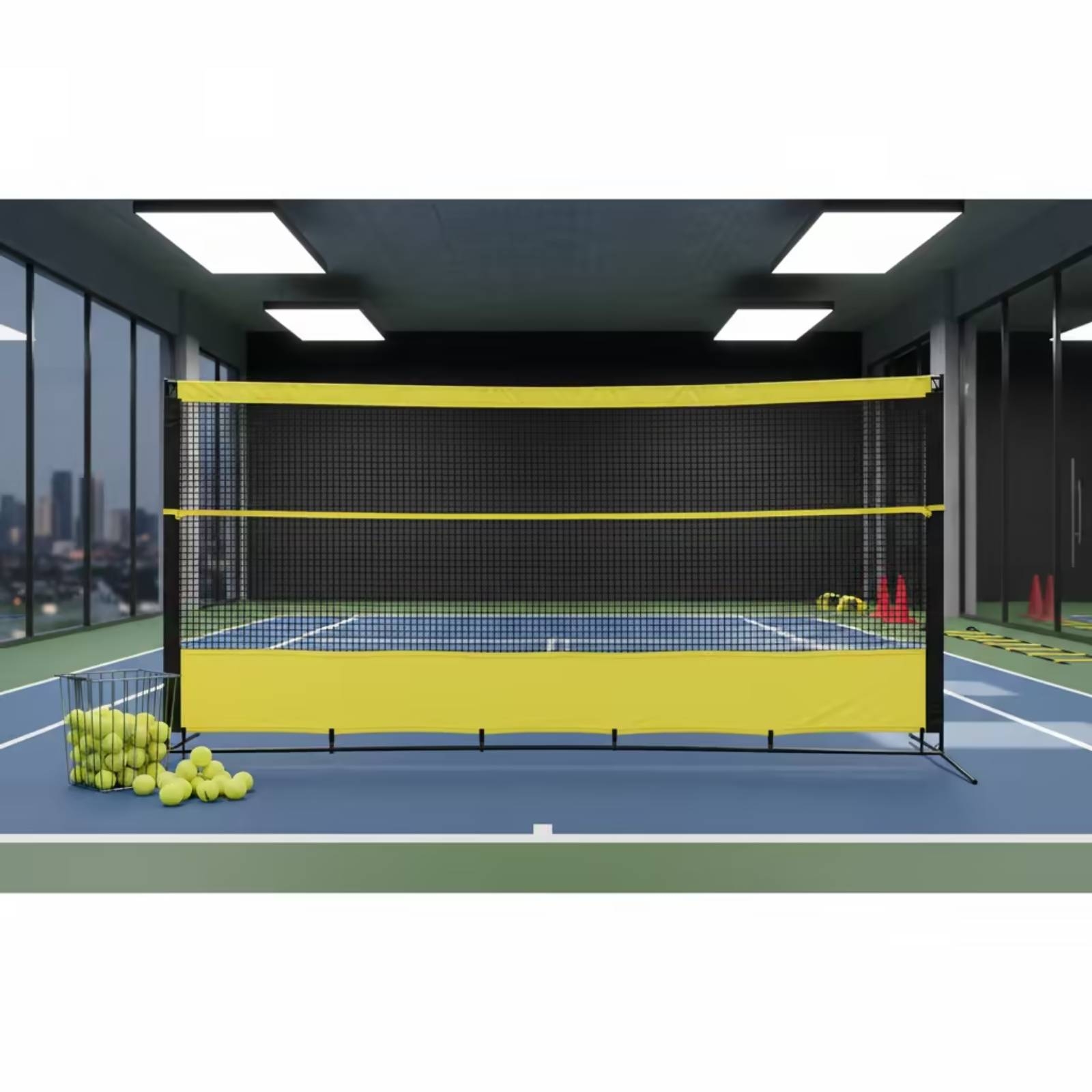 ตาข่ายซ้อมเทนนิสแบบพกพา พร้อมก - Sports Equipment Training บทวิจารณ์และราคา