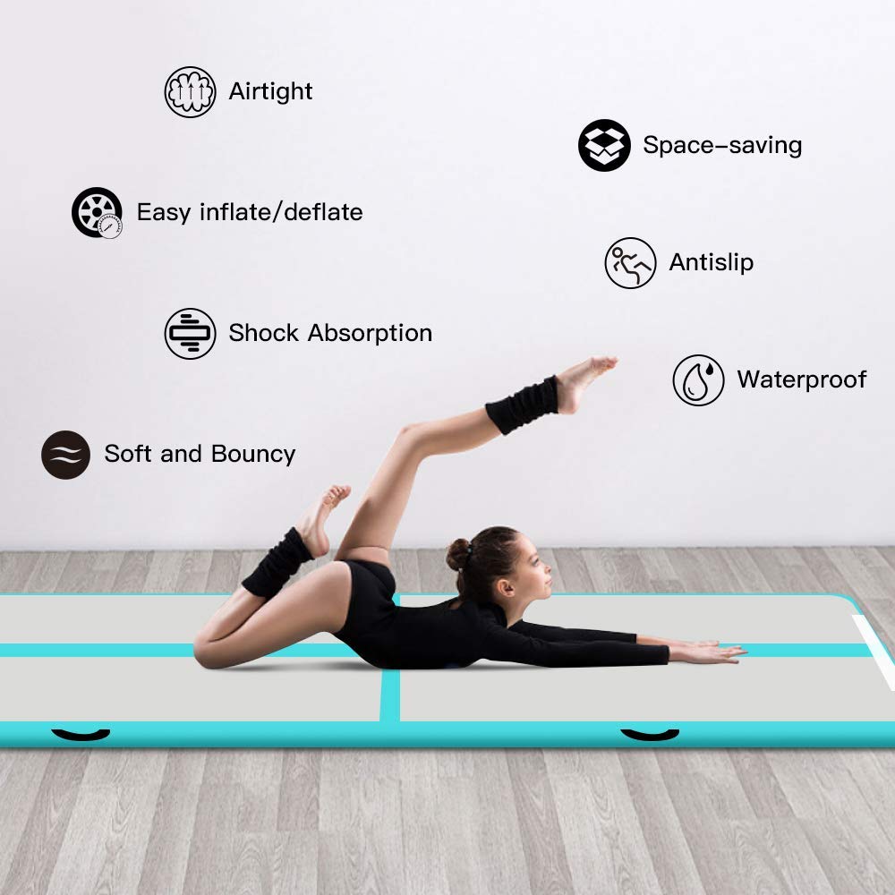 6 M Inflatable Air TRACK ยิมนา - Tumbling Air Track บทวิจารณ์และราคา