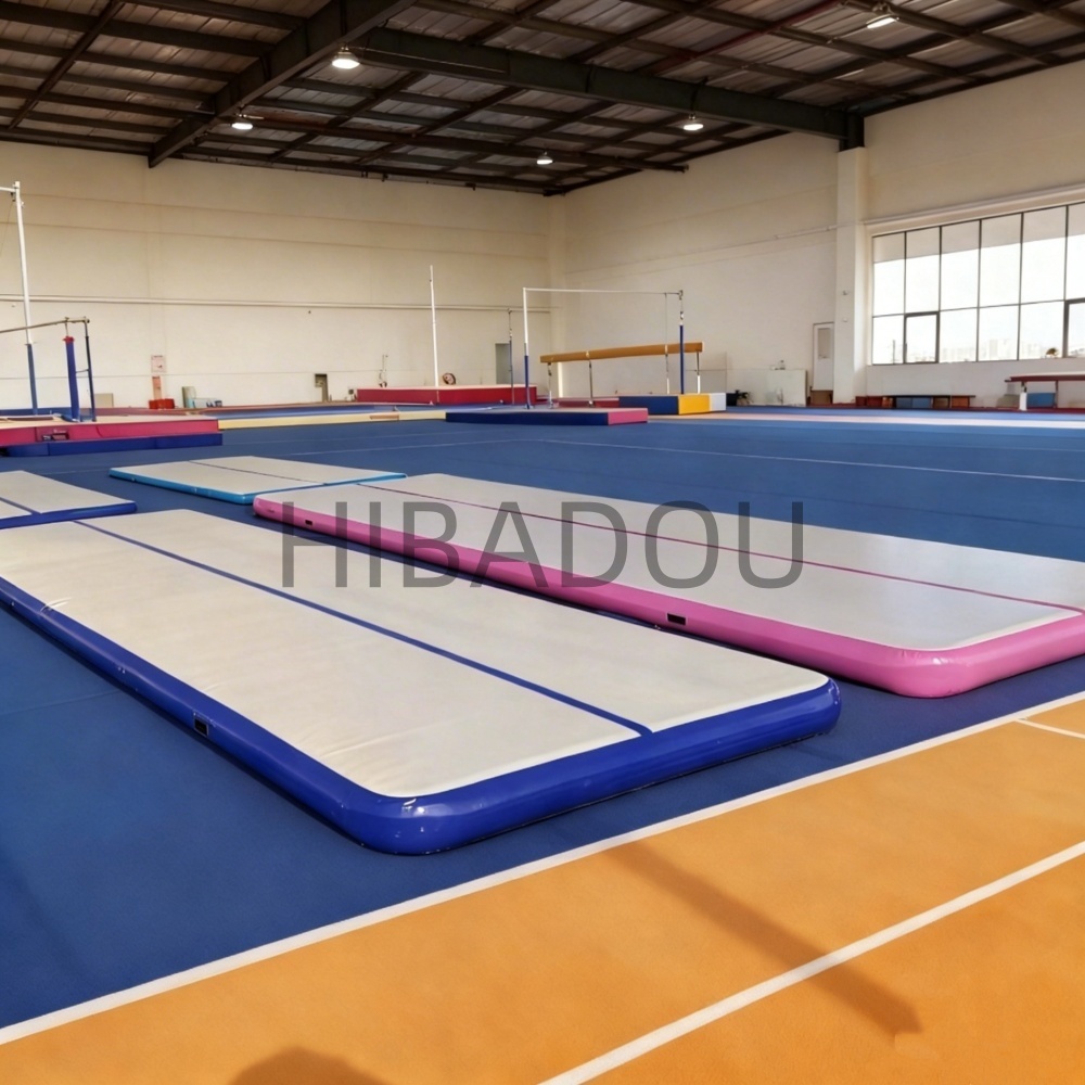เสื่อยิมนาสติกแบบเป่าลม 8x1x0. - Tumbling Air Track บทวิจารณ์และราคา