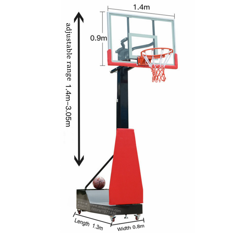 โครงบาสเก็ตบอลแบบปรับความสูงได - Sports Equipment Basketball บทวิจารณ์และราคา