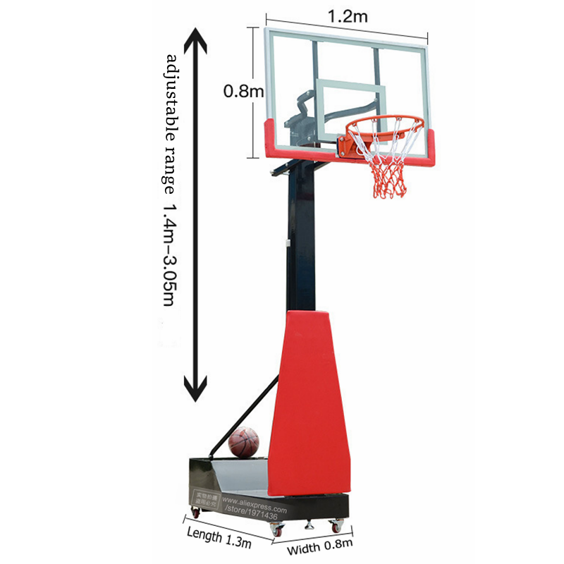 โครงบาสเก็ตบอลแบบปรับความสูงได - Sports Equipment Basketball บทวิจารณ์และราคา