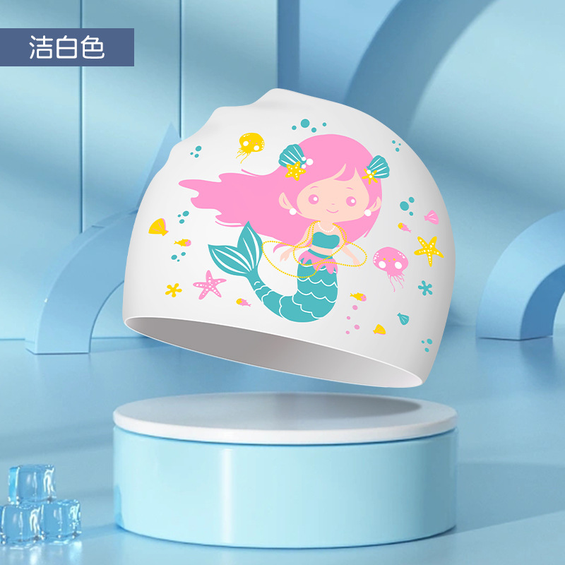 หมวกว่ายน้ำเด็กชายหญิง ซิลิโคน - Swim Cap Silicone บทวิจารณ์และราคา