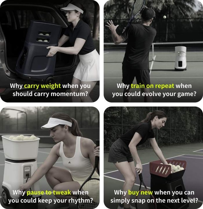เครื่องยิงลูกเทนนิส Tenniix ระ - Sports Equipment For Tennis บทวิจารณ์และราคา
