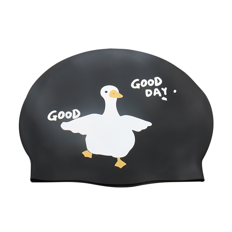 หมวกว่ายน้ำซิลิโคนลายการ์ตูนสำ - Swim Cap Silicone บทวิจารณ์และราคา