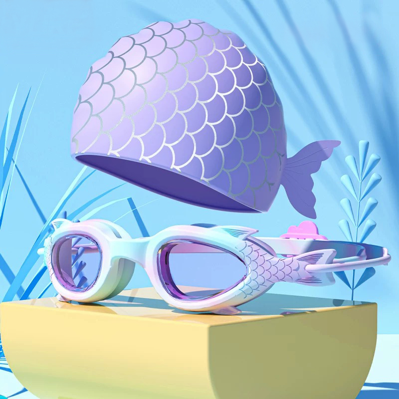 แว่นตาว่ายน้ำสำหรับเด็ก; ชุดหม - Swim Cap Silicone บทวิจารณ์และราคา