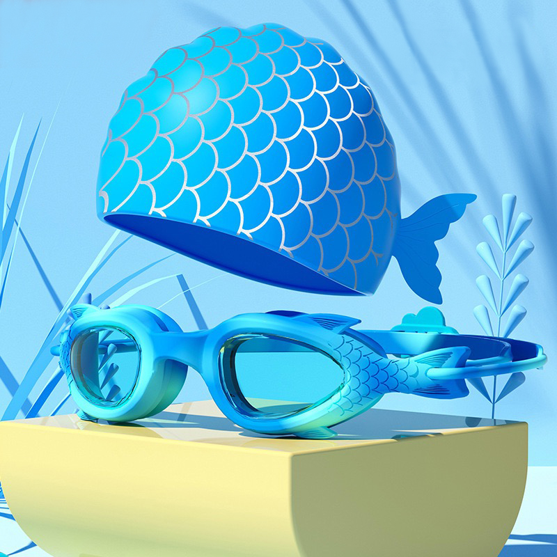 แว่นตาว่ายน้ำสำหรับเด็ก; ชุดหม - Swim Cap Silicone บทวิจารณ์และราคา