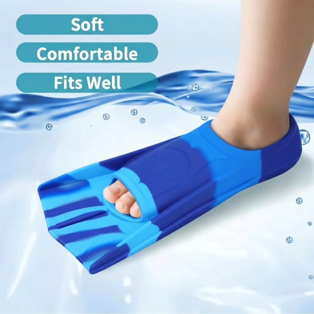 ฟินว่ายน้ำซิลิโคนแบบสั้น สำหรั - Swim Fin Short Blade บทวิจารณ์และราคา