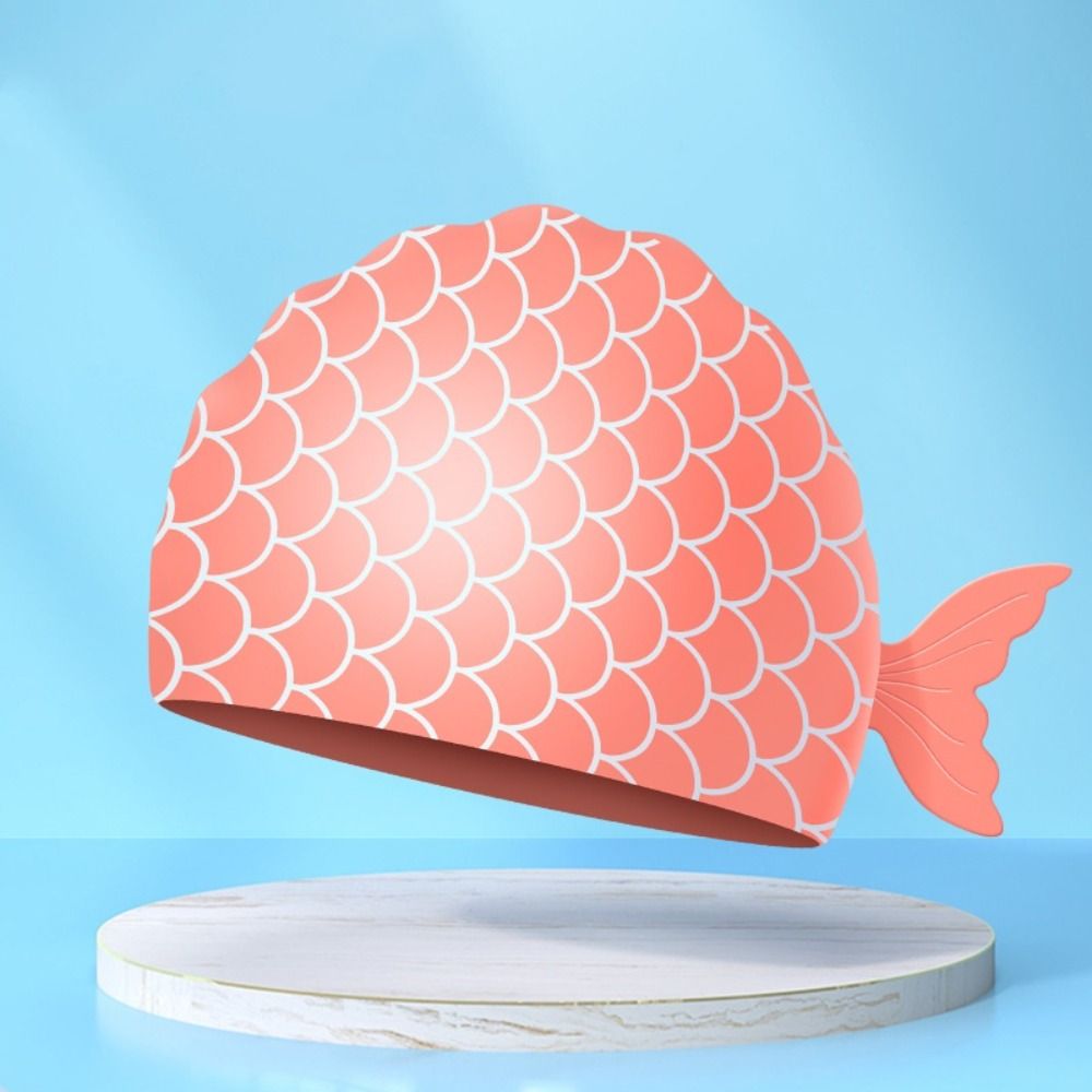 หมวกว่ายน้ำเด็ก ลายการ์ตูน น่า - Swim Cap Silicone บทวิจารณ์และราคา