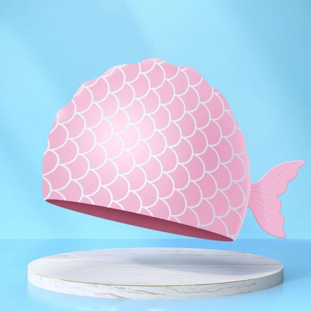หมวกว่ายน้ำเด็ก ลายการ์ตูน น่า - Swim Cap Silicone บทวิจารณ์และราคา