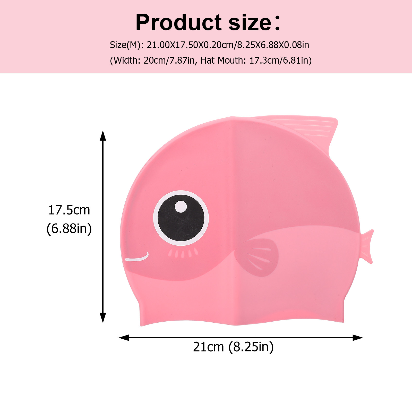หมวกว่ายน้ำซิลิโคนลายการ์ตูนสำ - Swim Cap Silicone บทวิจารณ์และราคา
