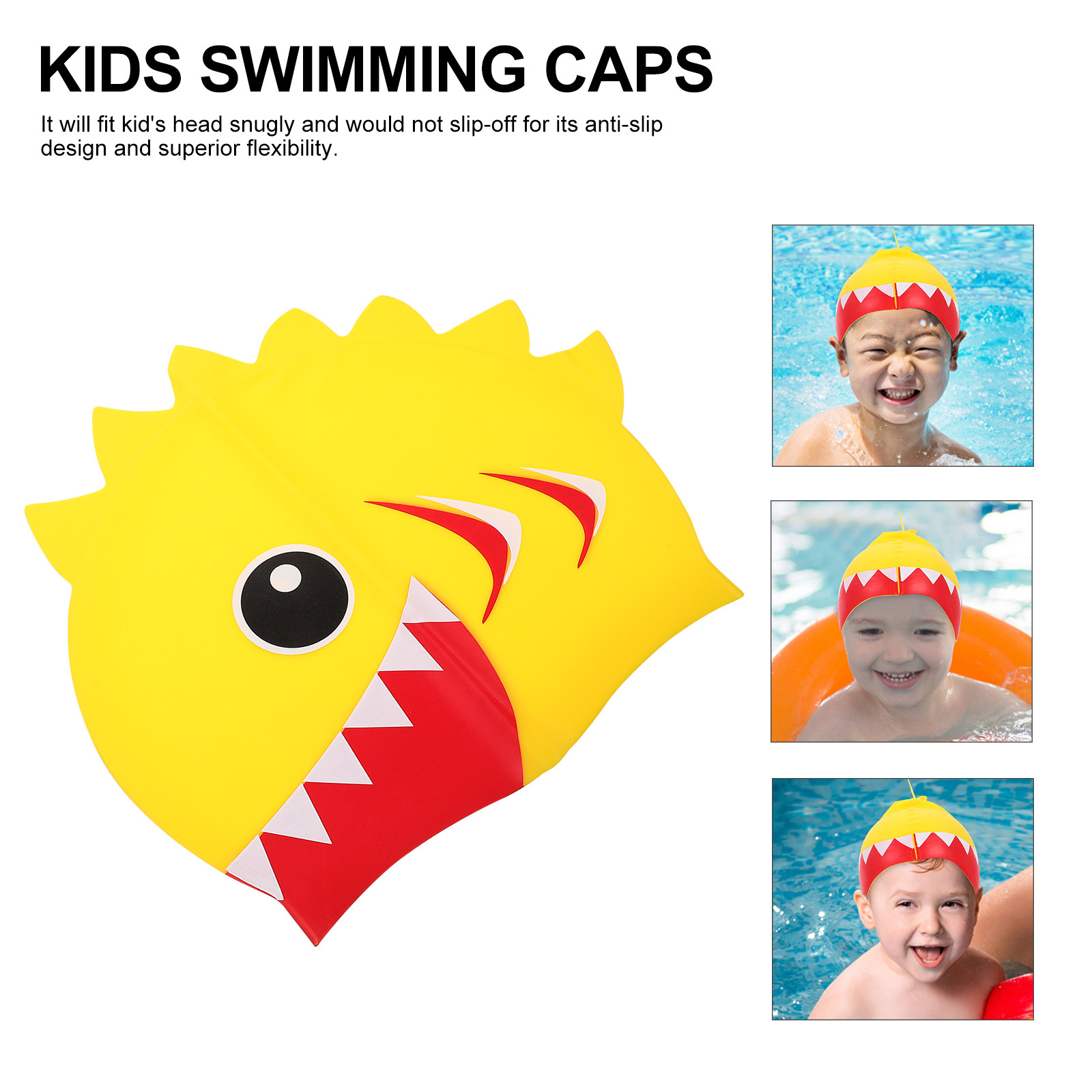 หมวกว่ายน้ำซิลิโคนสำหรับเด็ก ห - Swim Cap Silicone บทวิจารณ์และราคา