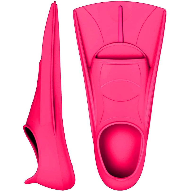 รองเท้ากบซิลิโคนสั้นสีทึบ ครีบ - Swim Fin Short Blade บทวิจารณ์และราคา