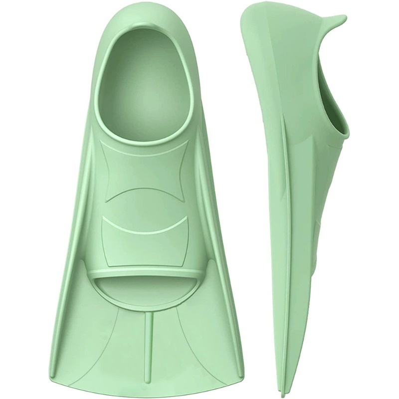 รองเท้ากบซิลิโคนสั้นสีทึบ ครีบ - Swim Fin Short Blade บทวิจารณ์และราคา