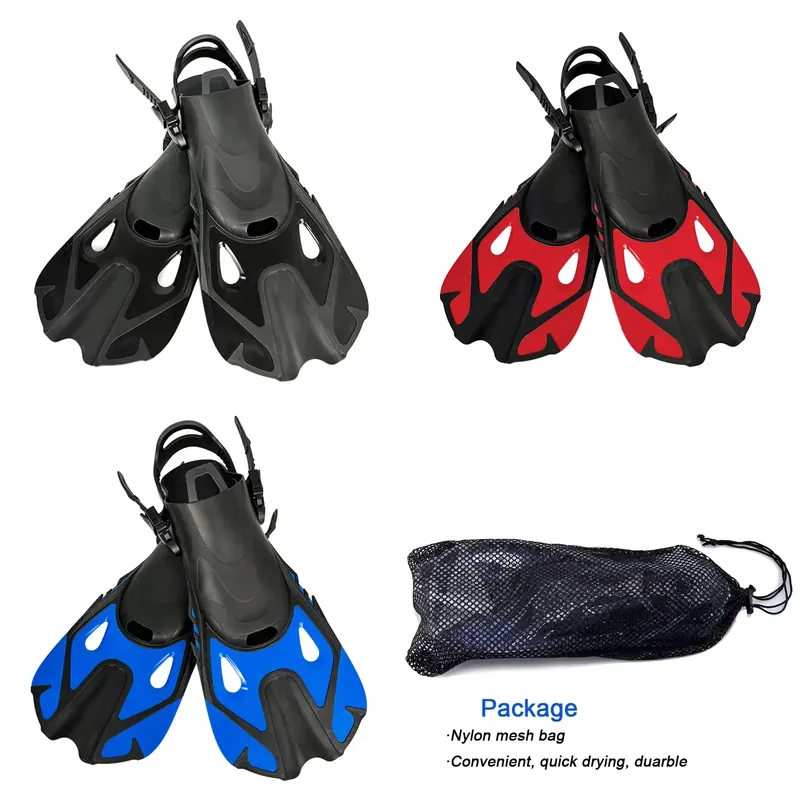 ฟินดำน้ำแบบปรับได้ น้ำหนักเบา  - Swim Fin Short Blade บทวิจารณ์และราคา
