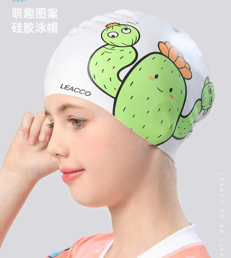 หมวกว่ายน้ำซิลิโคนกันน้ำสำหรับ - Swim Cap Silicone บทวิจารณ์และราคา