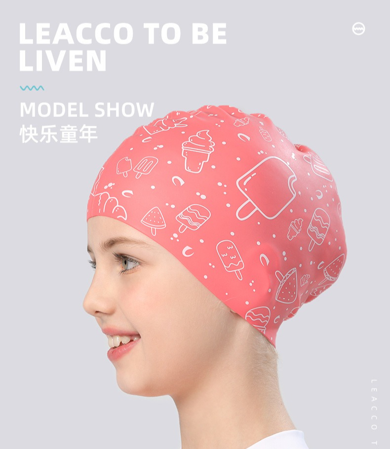 หมวกว่ายน้ำซิลิโคนกันน้ำสำหรับ - Swim Cap Silicone บทวิจารณ์และราคา
