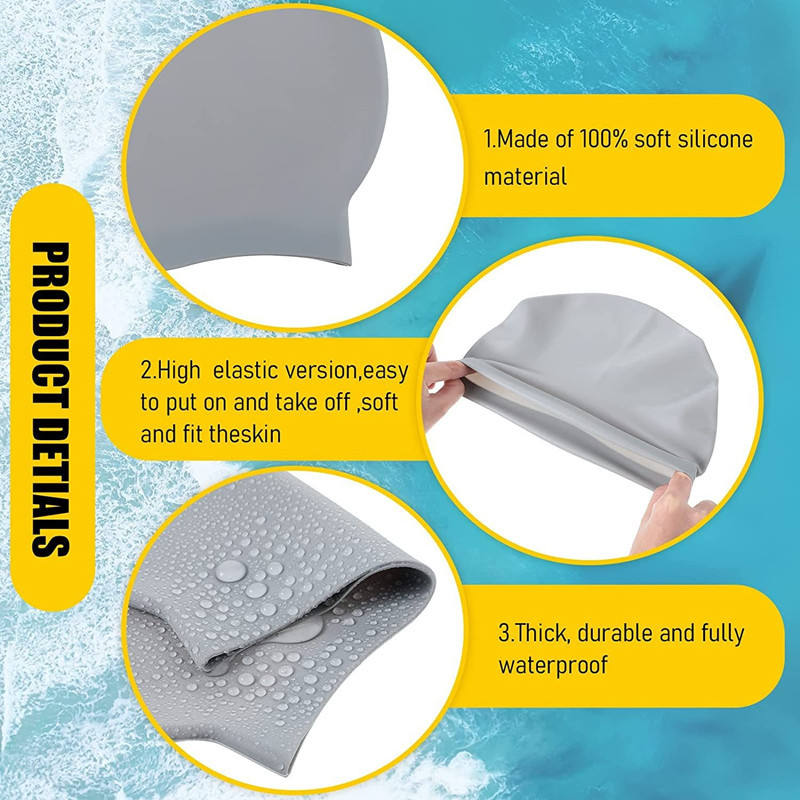 หมวกว่ายน้ำซิลิโคนโลโก้สั่งทำพ - Swim Cap Silicone บทวิจารณ์และราคา